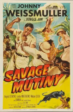 Savage Mutiny (1953) White T-Shirt - idPoster.com