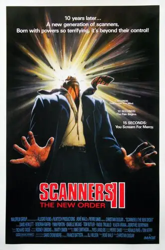 Scanners II (1991) Men's Colored T-Shirt - idPoster.com