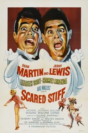 Scared Stiff (1953) Women's Colored Hoodie - idPoster.com