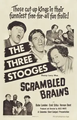 Scrambled Brains (1951) Women's Colored  Long Sleeve T-Shirt - idPoster.com