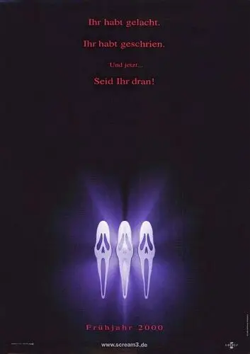 Scream 3 (2000) White Tank-Top - idPoster.com