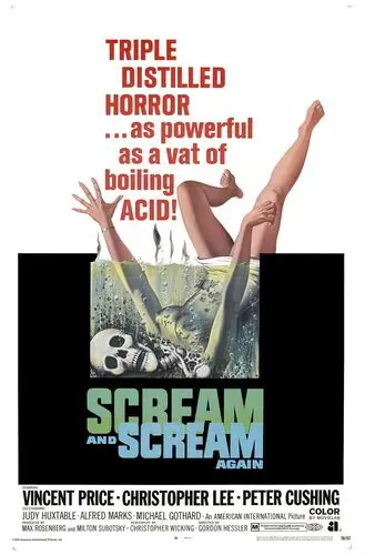 Scream and Scream Again (1969) Baseball Cap - idPoster.com