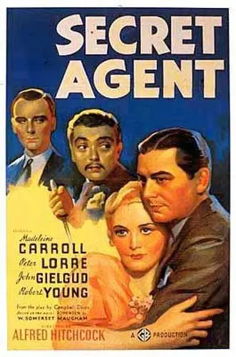 Secret Agent (1936) Drawstring Backpack - idPoster.com
