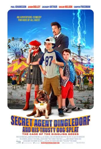 Secret Agent Dingledorf and His Trusty Dog Splat (2020) Drawstring Backpack - idPoster.com