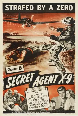 Secret Agent X-9 (1945) White T-Shirt - idPoster.com
