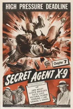 Secret Agent X-9 (1945) Women's Colored T-Shirt - idPoster.com