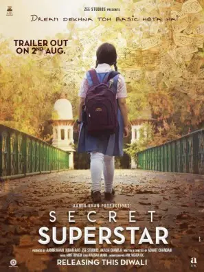 Secret Superstar (2017) Drawstring Backpack - idPoster.com