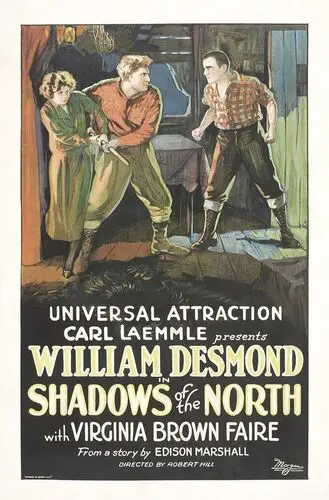 Shadows of the North (1923) White Tank-Top - idPoster.com