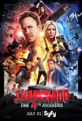 Sharknado 4 The 4th Awakens 2016 Tote Bag - idPoster.com