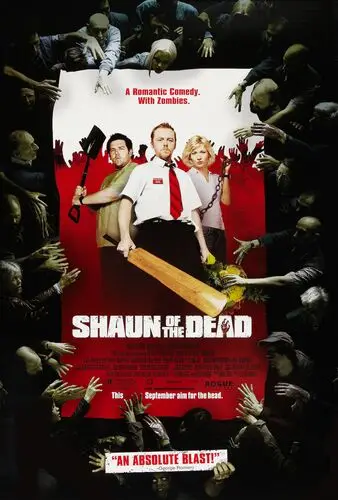 Shaun of the Dead (2004) Men's Colored T-Shirt - idPoster.com