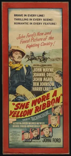 She Wore a Yellow Ribbon (1949) White T-Shirt - idPoster.com