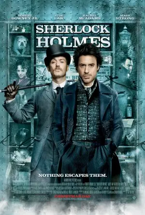 Sherlock Holmes (2009) Women's Colored Tank-Top - idPoster.com