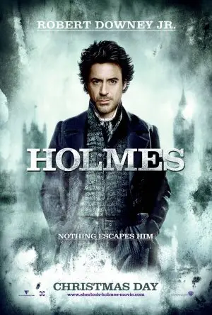 Sherlock Holmes (2009) White Tank-Top - idPoster.com