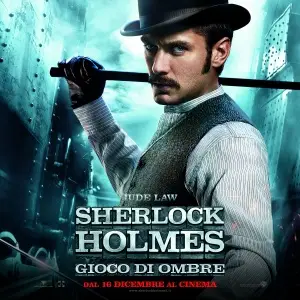 Sherlock Holmes: A Game of Shadows (2011) White T-Shirt - idPoster.com
