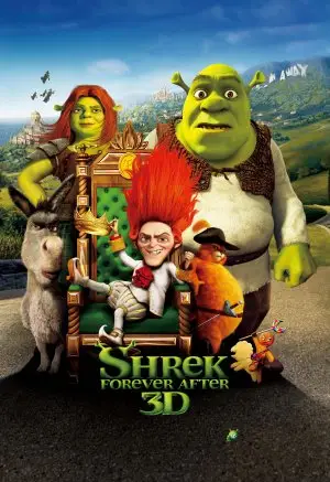 Shrek Forever After (2010) Men's Colored Hoodie - idPoster.com