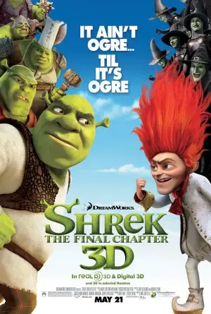 Shrek Forever After (2010) White Tank-Top - idPoster.com