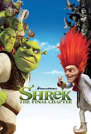 Shrek Forever After (2010) Men's Colored Hoodie - idPoster.com