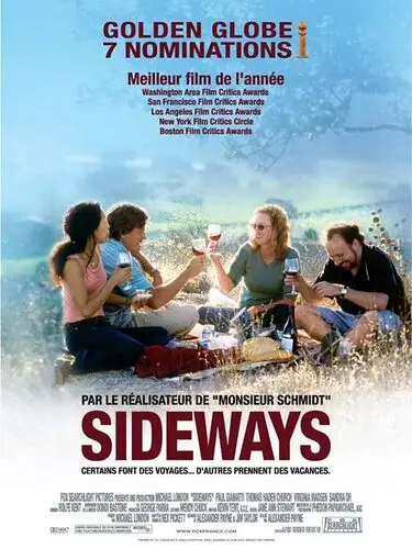 Sideways (2004) Men's Colored  Long Sleeve T-Shirt - idPoster.com