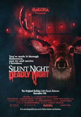 Silent Night, Deadly Night (1984) Women's Colored Hoodie - idPoster.com