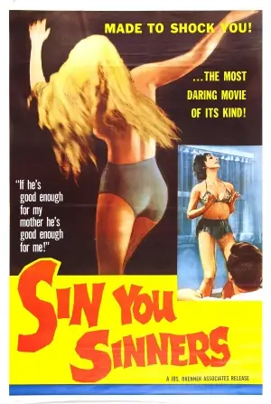 Sin You Sinners (1963) White Tank-Top - idPoster.com
