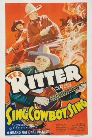 Sing, Cowboy, Sing (1937) Men's Colored  Long Sleeve T-Shirt - idPoster.com