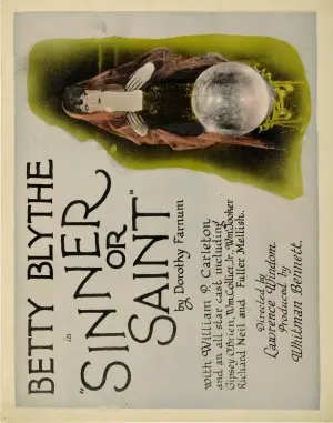 Sinner or Saint (1923) Men's Colored Hoodie - idPoster.com
