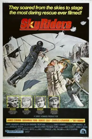 Sky Riders (1976) Men's Colored Hoodie - idPoster.com