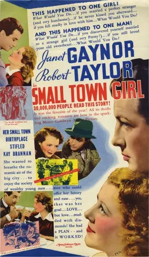 Small Town Girl (1936) Women's Colored  Long Sleeve T-Shirt - idPoster.com