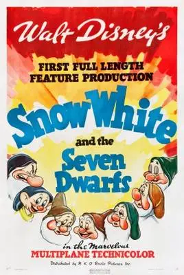 Snow White and the Seven Dwarfs (1937) Women's Colored T-Shirt - idPoster.com