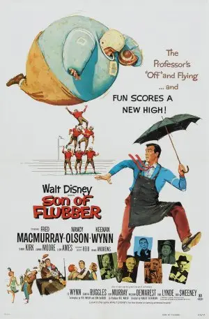 Son of Flubber (1963) Drawstring Backpack - idPoster.com