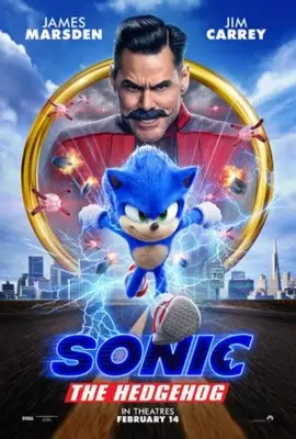 Sonic the Hedgehog (2020) Men's Colored T-Shirt - idPoster.com