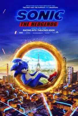 Sonic the Hedgehog (2020) Men's Colored  Long Sleeve T-Shirt - idPoster.com