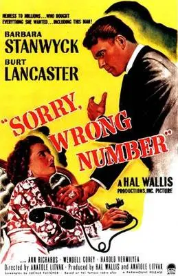 Sorry, Wrong Number (1948) Women's Colored  Long Sleeve T-Shirt - idPoster.com