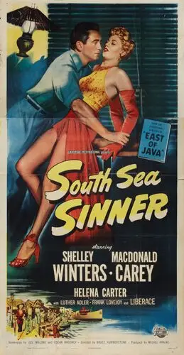South Sea Sinner (1950) Men's Colored T-Shirt - idPoster.com