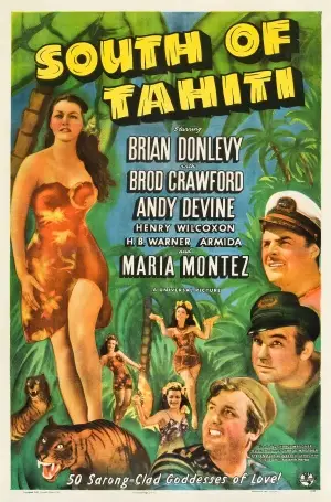 South of Tahiti (1941) White T-Shirt - idPoster.com