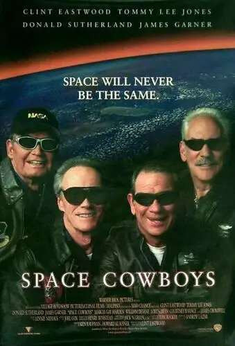 Space Cowboys (2000) Men's Colored  Long Sleeve T-Shirt - idPoster.com