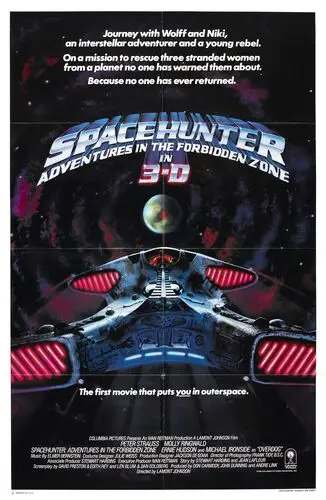 Spacehunter: Adventures in the Forbidden Zone (1983) Women's Colored T-Shirt - idPoster.com