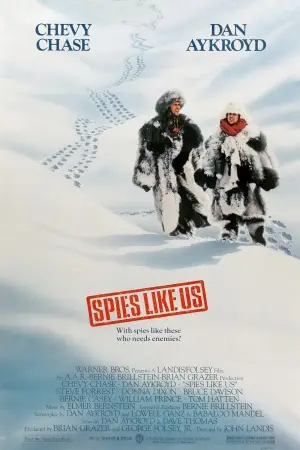 Spies Like Us (1985) Men's Colored  Long Sleeve T-Shirt - idPoster.com