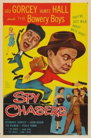 Spy Chasers (1955) Women's Colored  Long Sleeve T-Shirt - idPoster.com