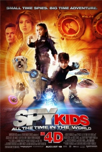 Spy Kids: All the Time in the World in 4D (2011) Drawstring Backpack - idPoster.com