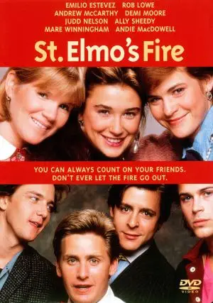 St. Elmo's Fire (1985) White Tank-Top - idPoster.com