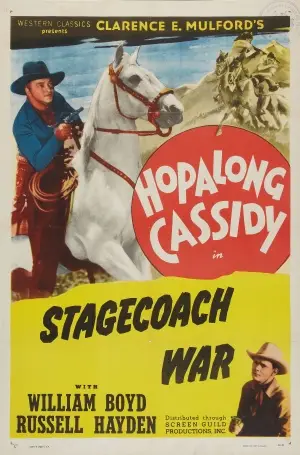 Stagecoach War (1940) White T-Shirt - idPoster.com