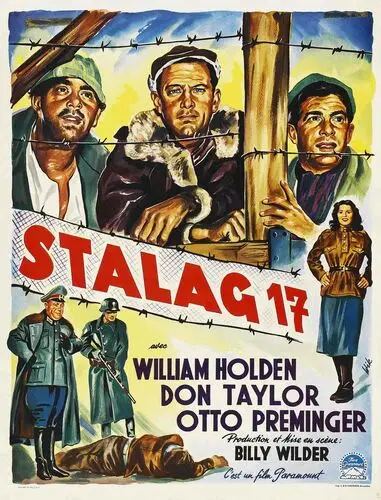 Stalag 17 (1953) Women's Colored  Long Sleeve T-Shirt - idPoster.com