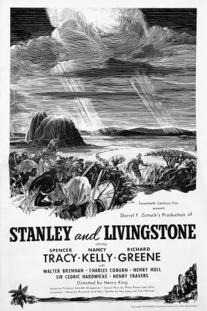 Stanley and Livingstone (1939) Men's Colored  Long Sleeve T-Shirt - idPoster.com