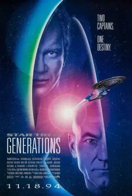 Star Trek: Generations (1994) White T-Shirt - idPoster.com