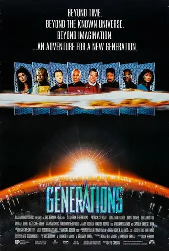 Star Trek Generations (1994) Drawstring Backpack - idPoster.com