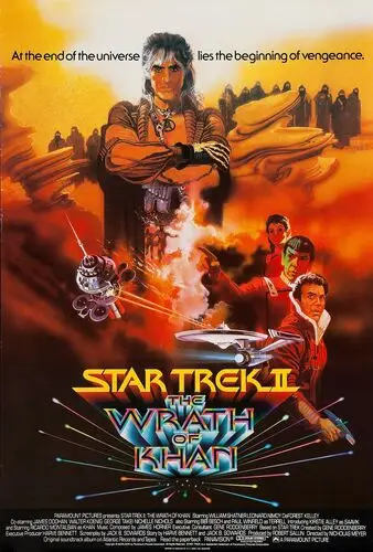 Star Trek II: The Wrath of Khan (1982) Women's Colored T-Shirt - idPoster.com