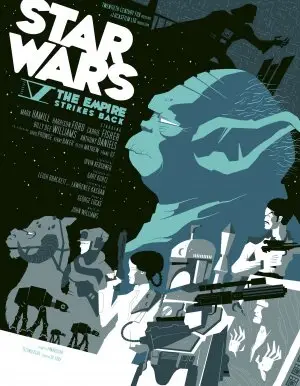 Star Wars: Episode V - The Empire Strikes Back(1980) Drawstring Backpack - idPoster.com