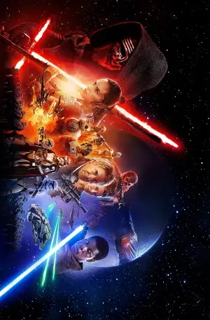 Star Wars The Force Awakens (2015) White T-Shirt - idPoster.com