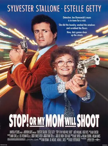 Stop! Or My Mom Will Shoot (1992) White T-Shirt - idPoster.com